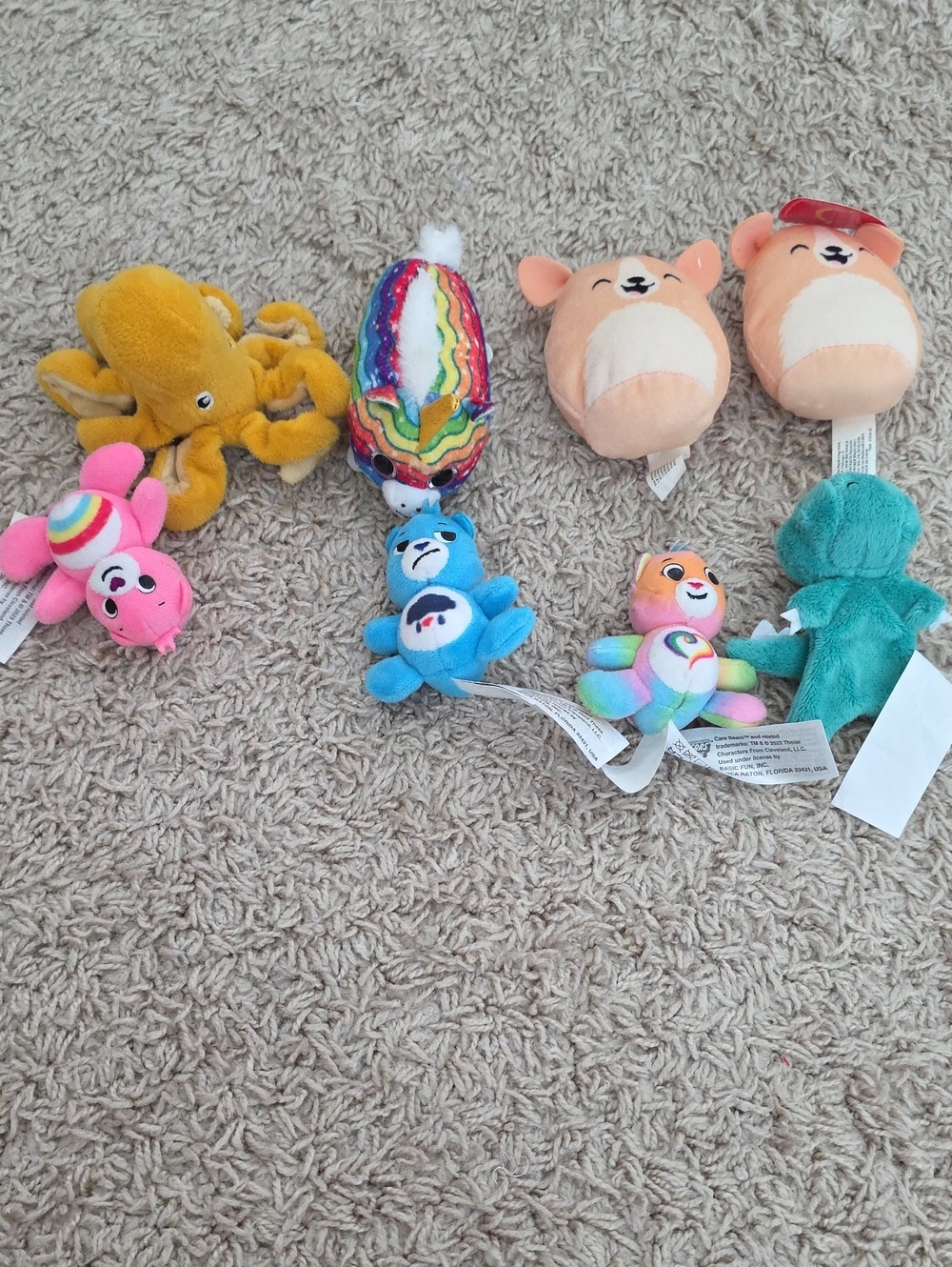 Plush Mini Animal Toy Set - Multicolor